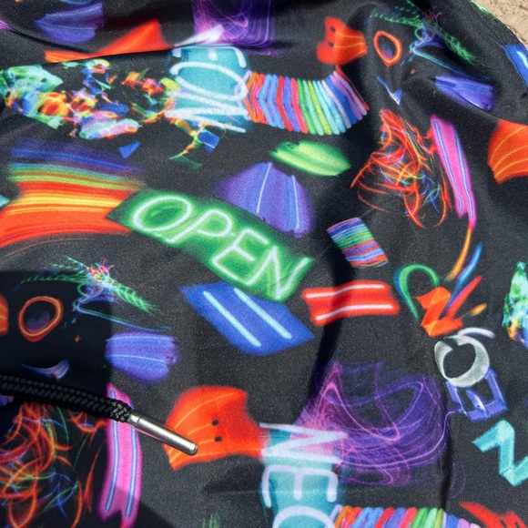 Jared Lang Swim Trunks Neon print - Picture 3 of 9